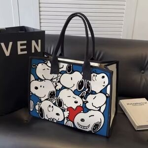 Snoopy Canvas Tote Bag